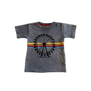 Mish boys Grey Ferris Wheel t-shirt in size 3 in excellent condition